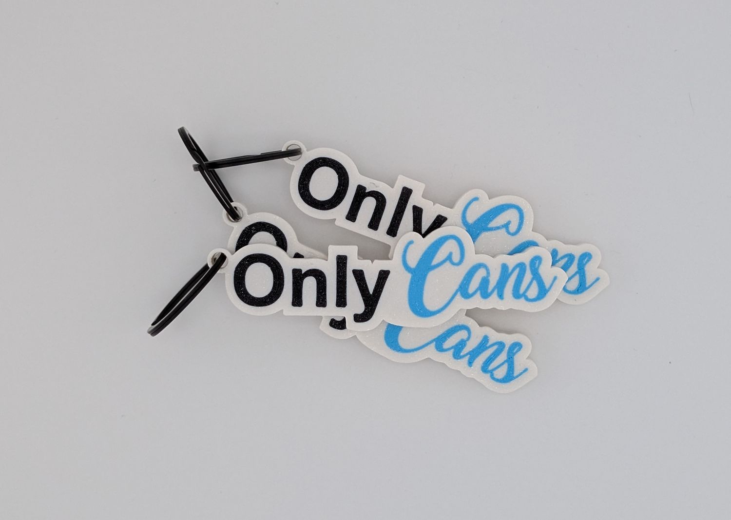3d Printed Only Cans Keychain