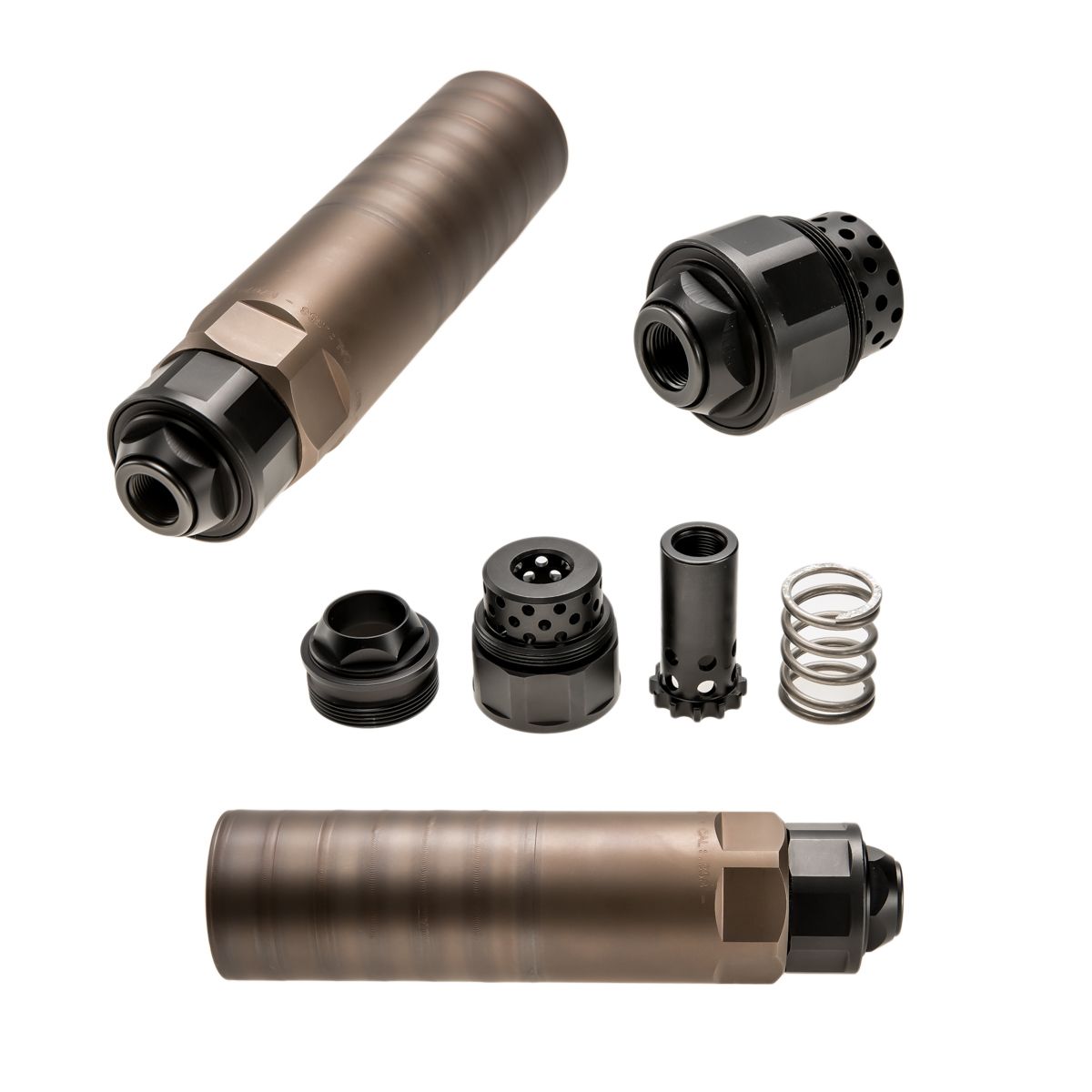 Universal Pistol Booster Assembly for SEG H GEN2 Pistol and MG7 large bore Rifle Suppressors