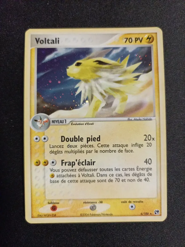 Voltali 6/100 Holo Ex Tempête De Sable