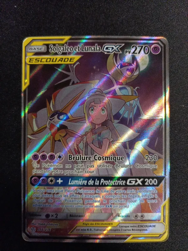 Solgalao Et Lunala GX Escouade 216/236 Éclipse Cosmique