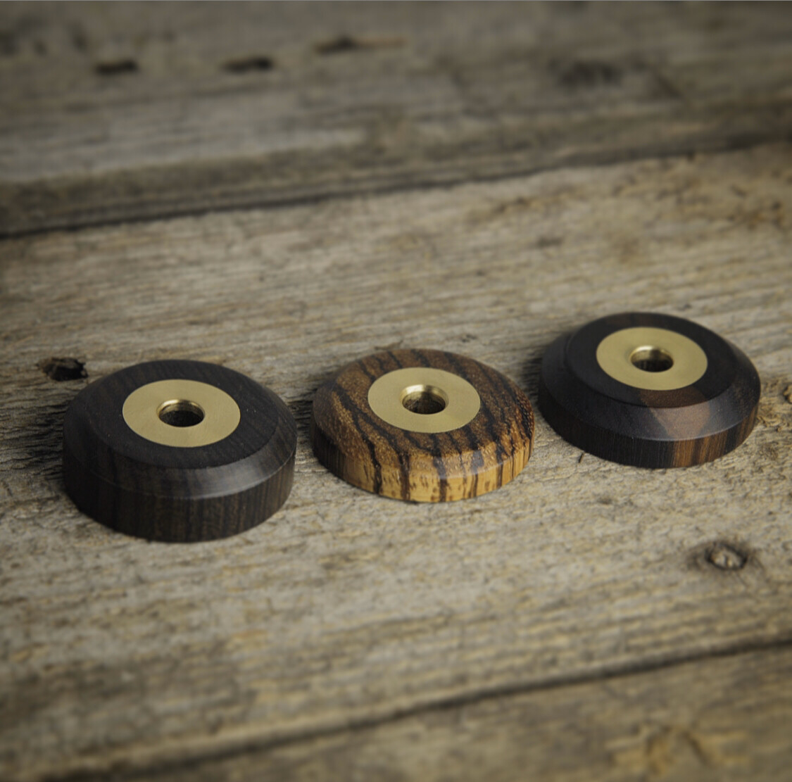 45rpm Exotic Wood Record Adapters