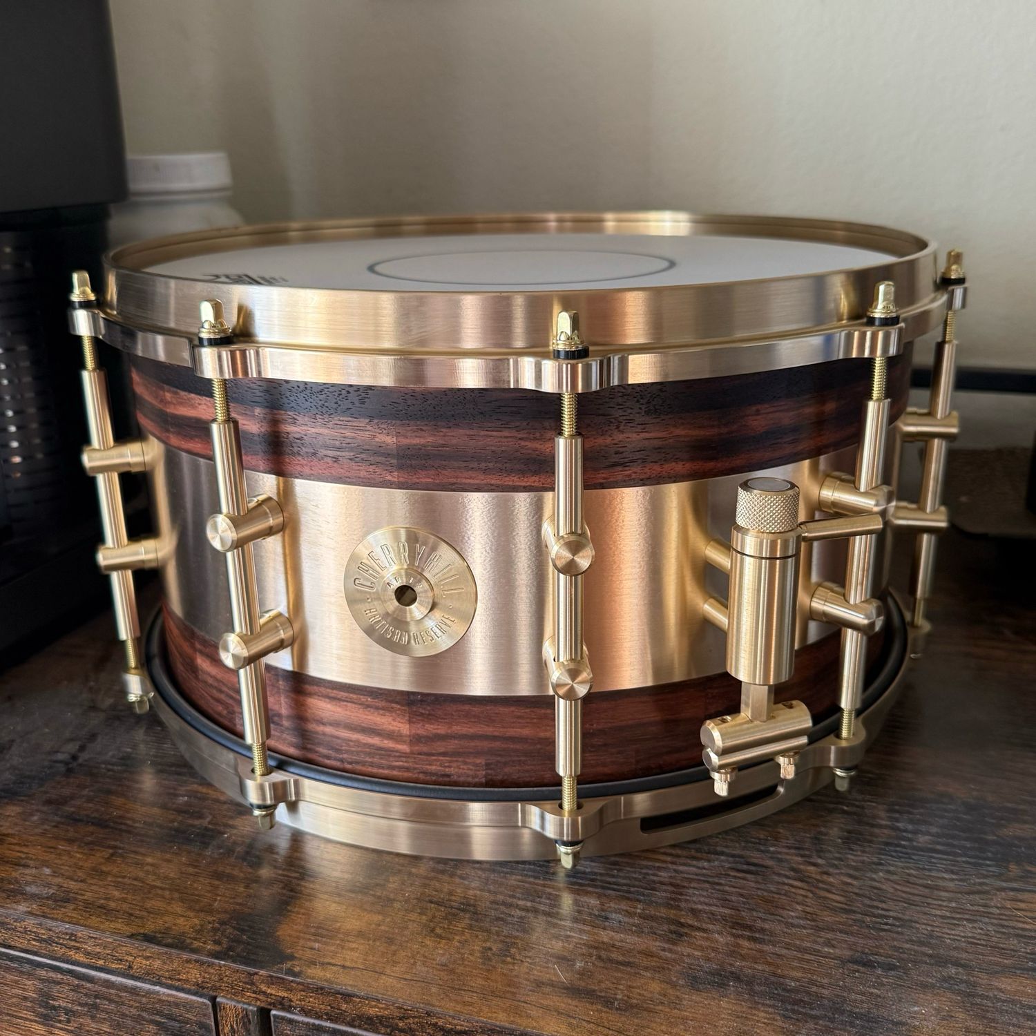 Macassar Ebony And Bronze Hybrid 14x7