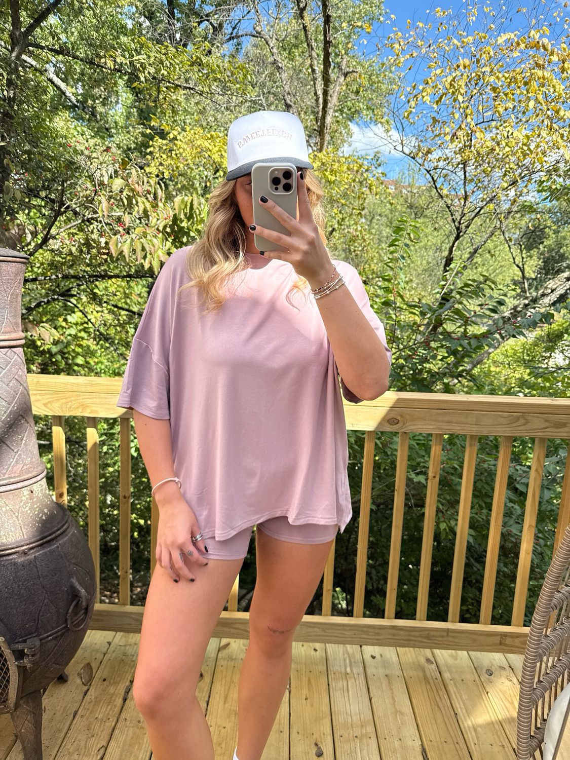 Lucy Tunic Set- Mauve
