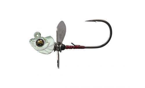 Megabass Okashira Screwhead 3pk, Size: 1/16oz 3/0, Color: Melon Ayu