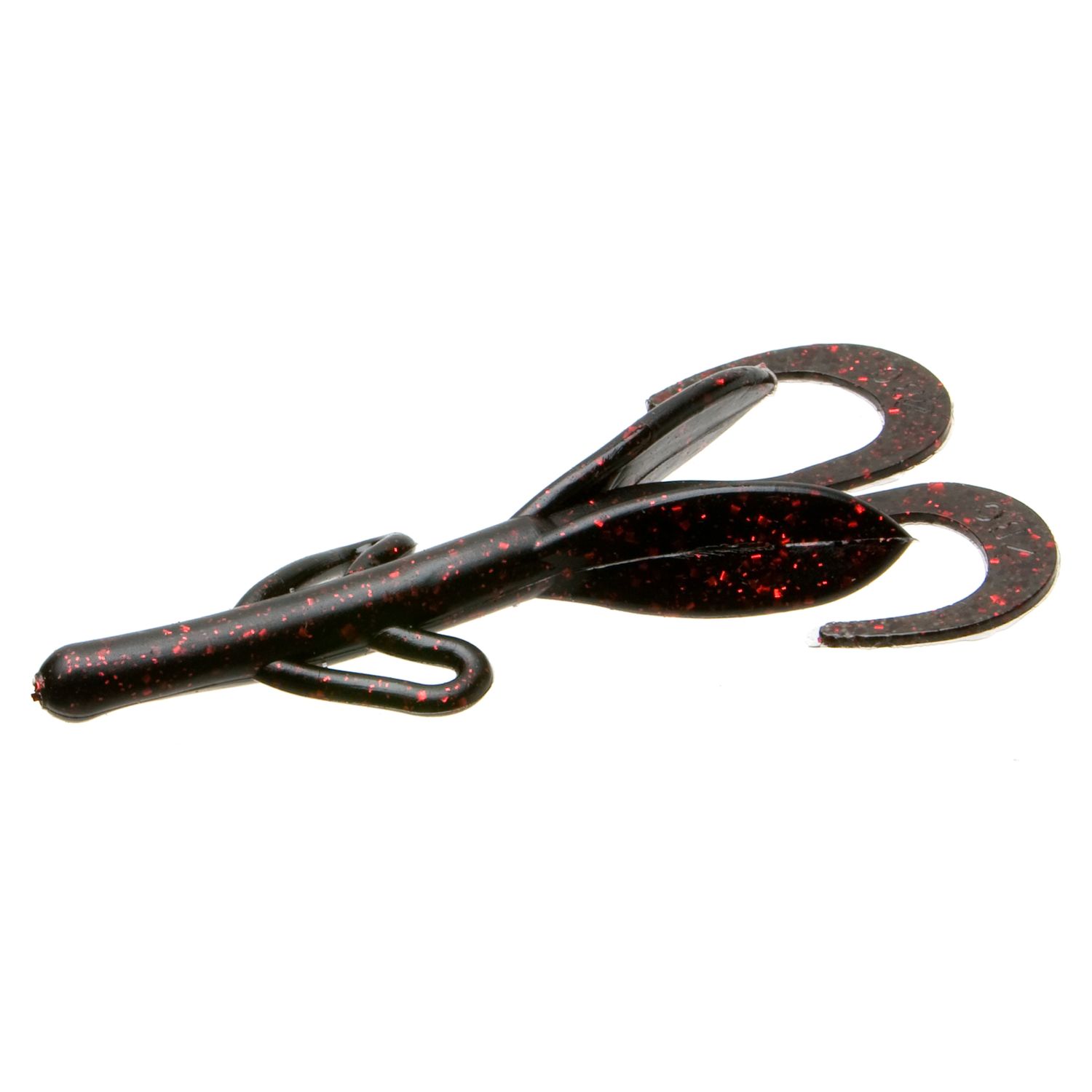 Zoom Baby Brush Hog 4&quot;, 12pk, Color: Black Red Glitter