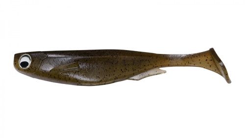 Megabass Spark Shad, Size: 5&quot; 5pk, Color: Geen Pumpkin