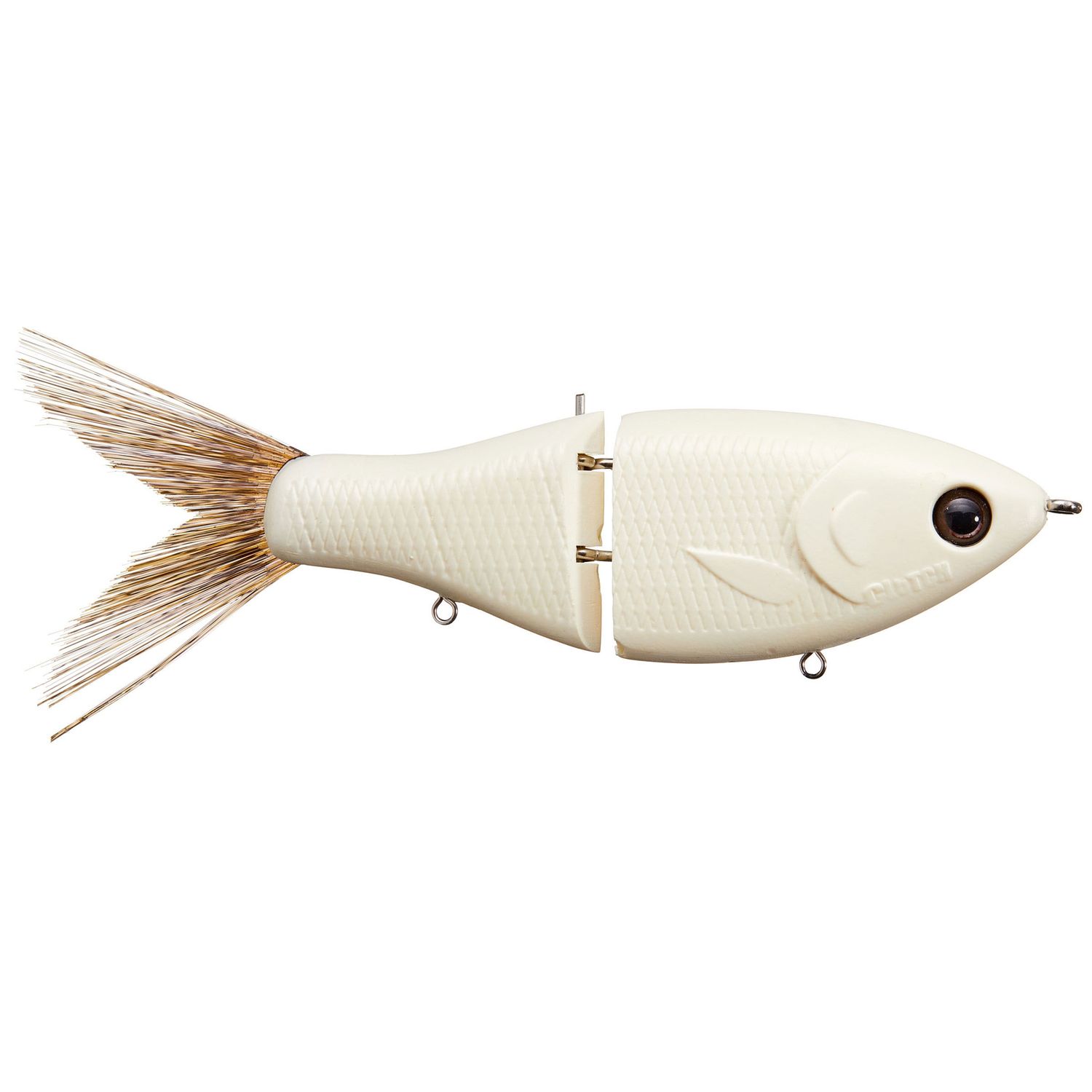Clutch Eco Glide Bait 1.5oz,  6.25&quot;, Color: Bone
