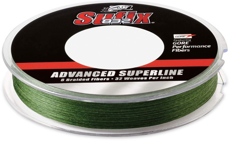 Sufix 832 Braid Lo-Vis Green 150yd,