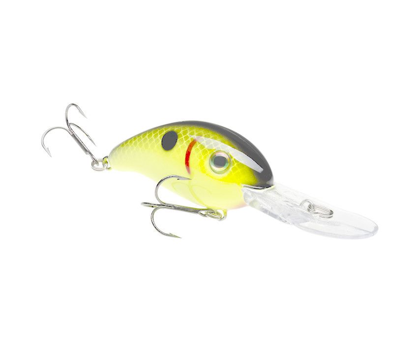 Strike King Pro-Model 3 XD, Color: Black Back Chartreuse