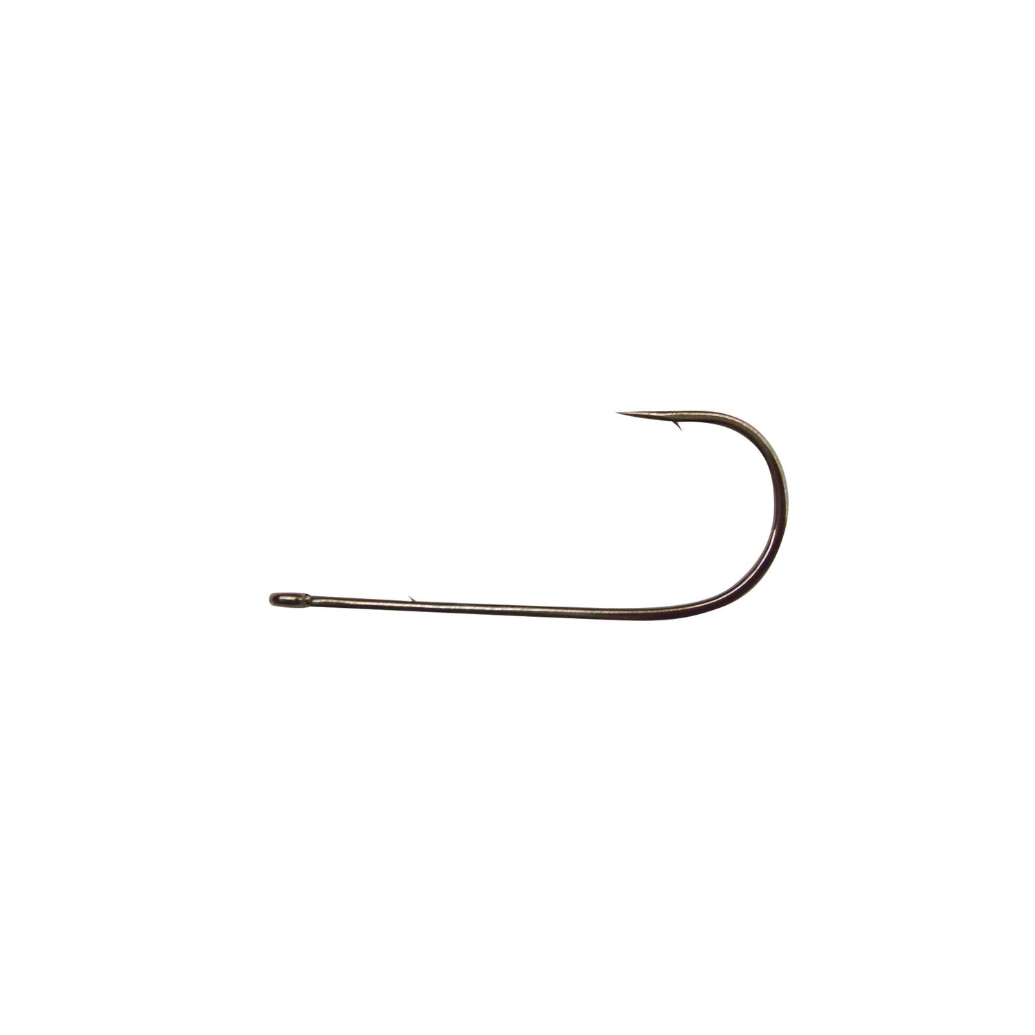 Gamakatsu Round Bend Worm Hooks NS Black, Size: 1/0 6pk