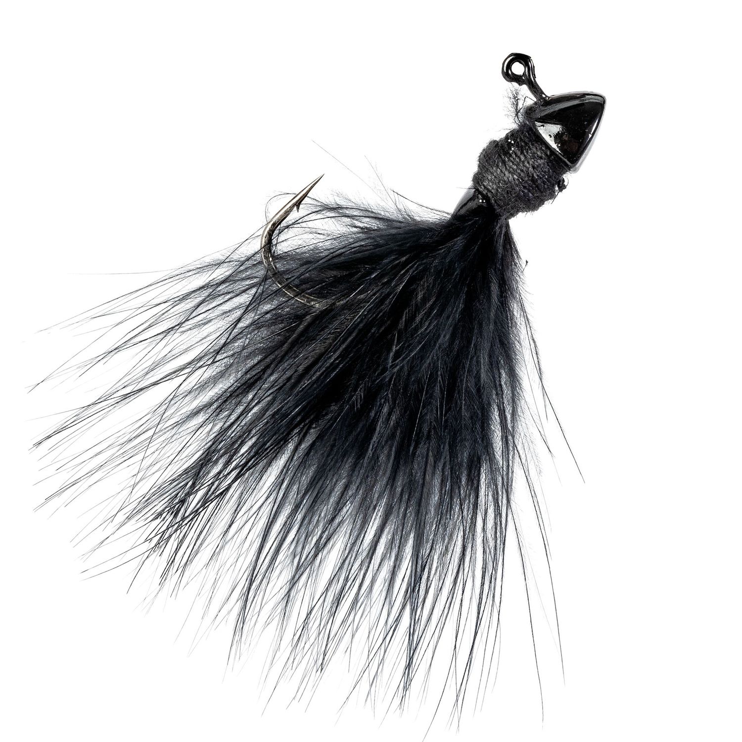 Strike King Tour Grade Hair Jig 1/4oz, 2pk, Color: Black