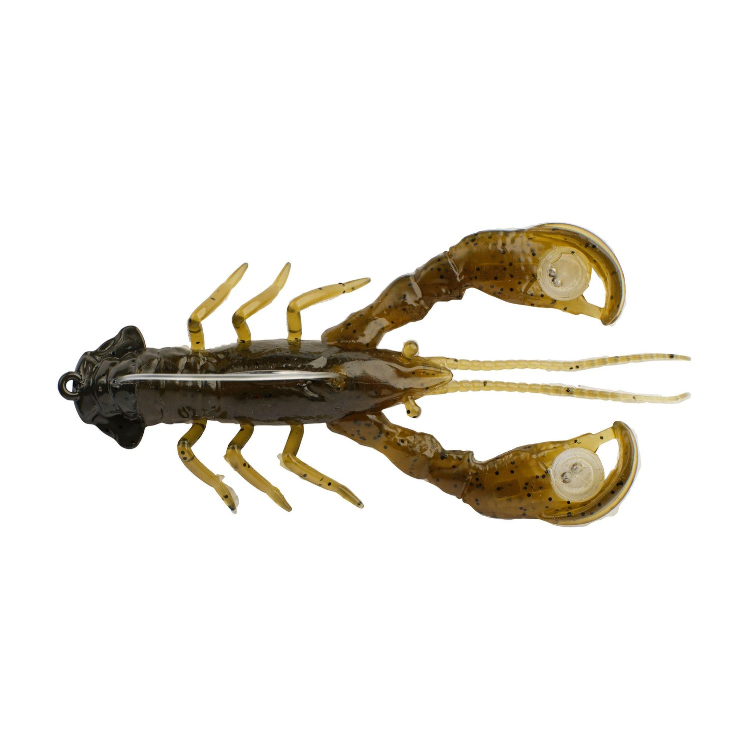 Berkley PB Clatter Craw 3.5&quot; 2pk, Color: Green Pumpkin