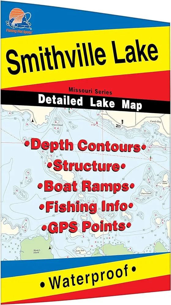 Fishing Hot Spots Map Smithville Lake