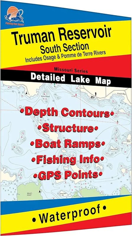 Fishing Hot Spots Map Truman Reservoir S