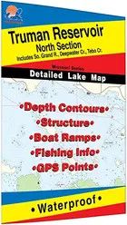 Fishing Hot Spots Map Truman Reservoir N
