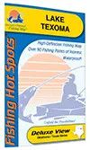 Fishing Hot Spots Map Lake Texoma