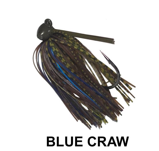 Queen Tungsten Hammerhead Jig, Color: Blue Craw, Size: 1/2oz