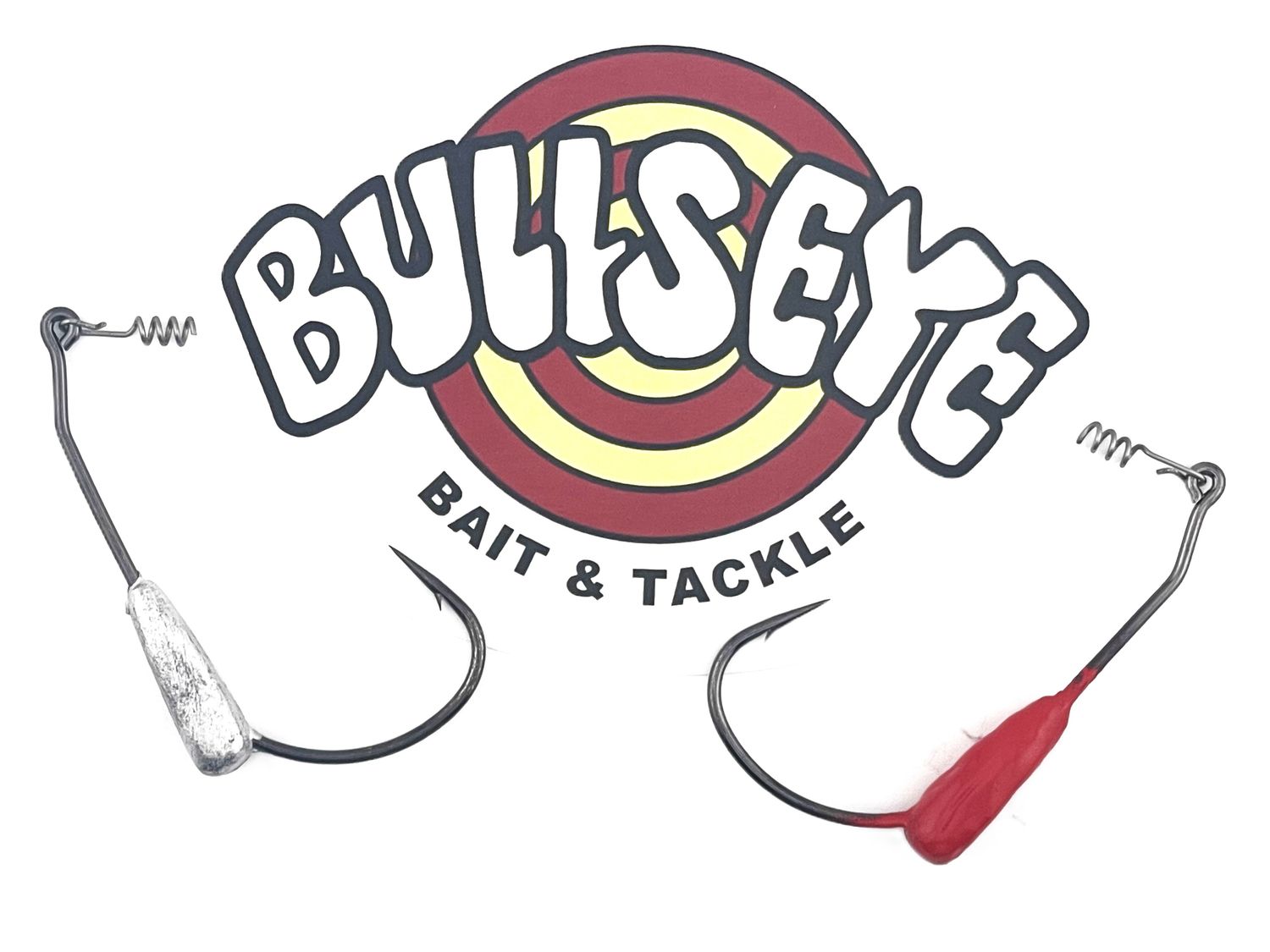 Bullseye Keel Weighted Swim Bait Hook 4pk, Color: Unpainted, Size: 5/0 1/4oz