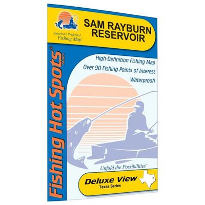 Fishing Hot Spots Map Sam Rayburn Reservoir