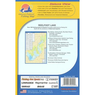 Fishing Hot Spots Map Reelfoot Lake