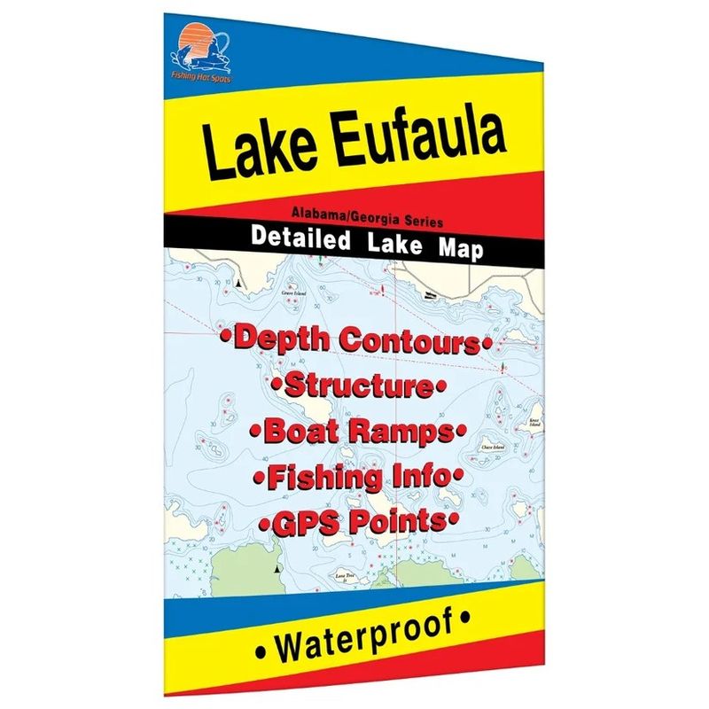 Fishing Hot Spots Map Eufaula