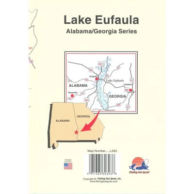 Fishing Hot Spots Map Eufaula