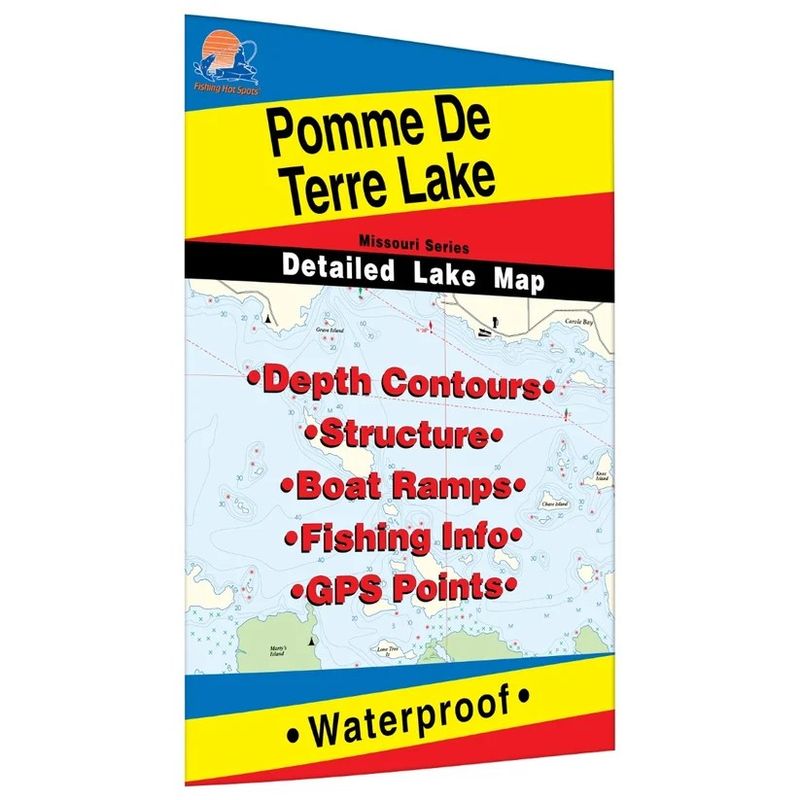 Fishing Hot Spots Map Pomme De Terre Lake