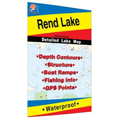 Fishing Hot Spots Map Rend Lake