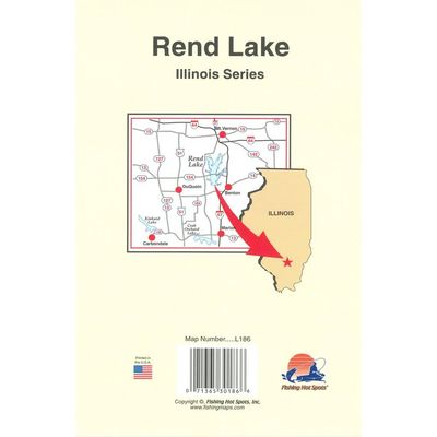 Fishing Hot Spots Map Rend Lake