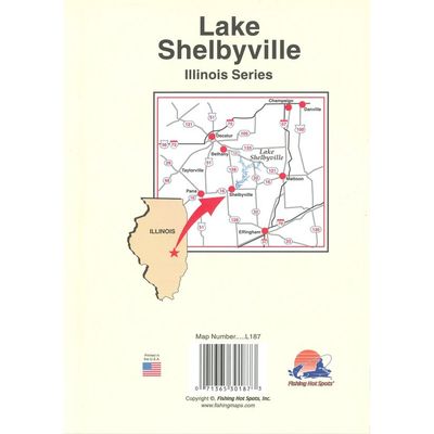 Fishing Hot Spots Map Lake Shelbyville