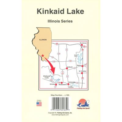 Fishing Hot Spots Map Kinkaid Lake
