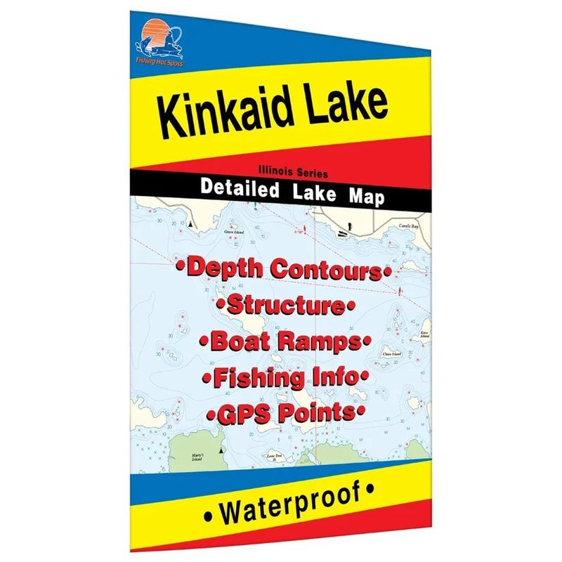 Fishing Hot Spots Map Kinkaid Lake