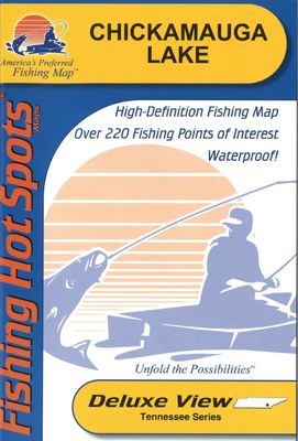 Fishing Hot Spots Map Chickamauga Lake