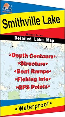 Fishing Hot Spots Map Smithville Lake