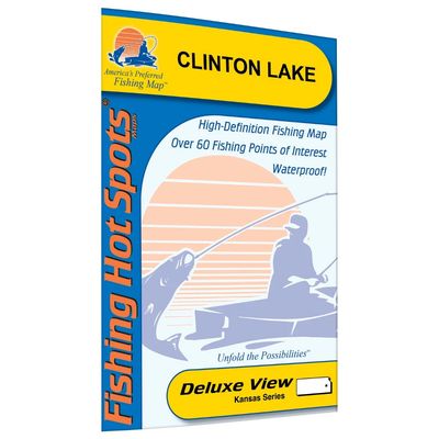 Fishing Hot Spots Map Clinton Lake