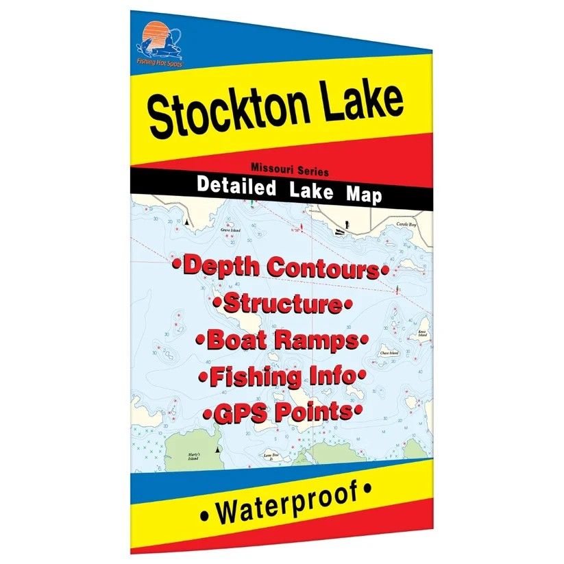 Fishing Hot Spots Map Stockton Lake