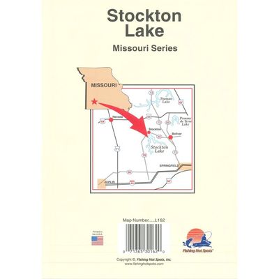 Fishing Hot Spots Map Stockton Lake