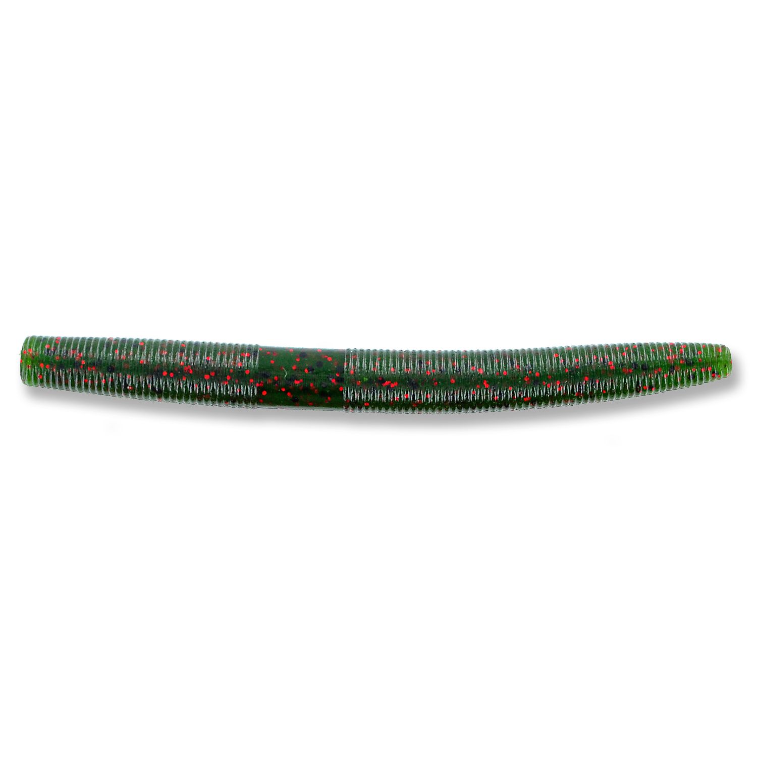Yamamoto 4-Inch Yamasenko 10pk. Watermelon with Large Black and Small Red Flk