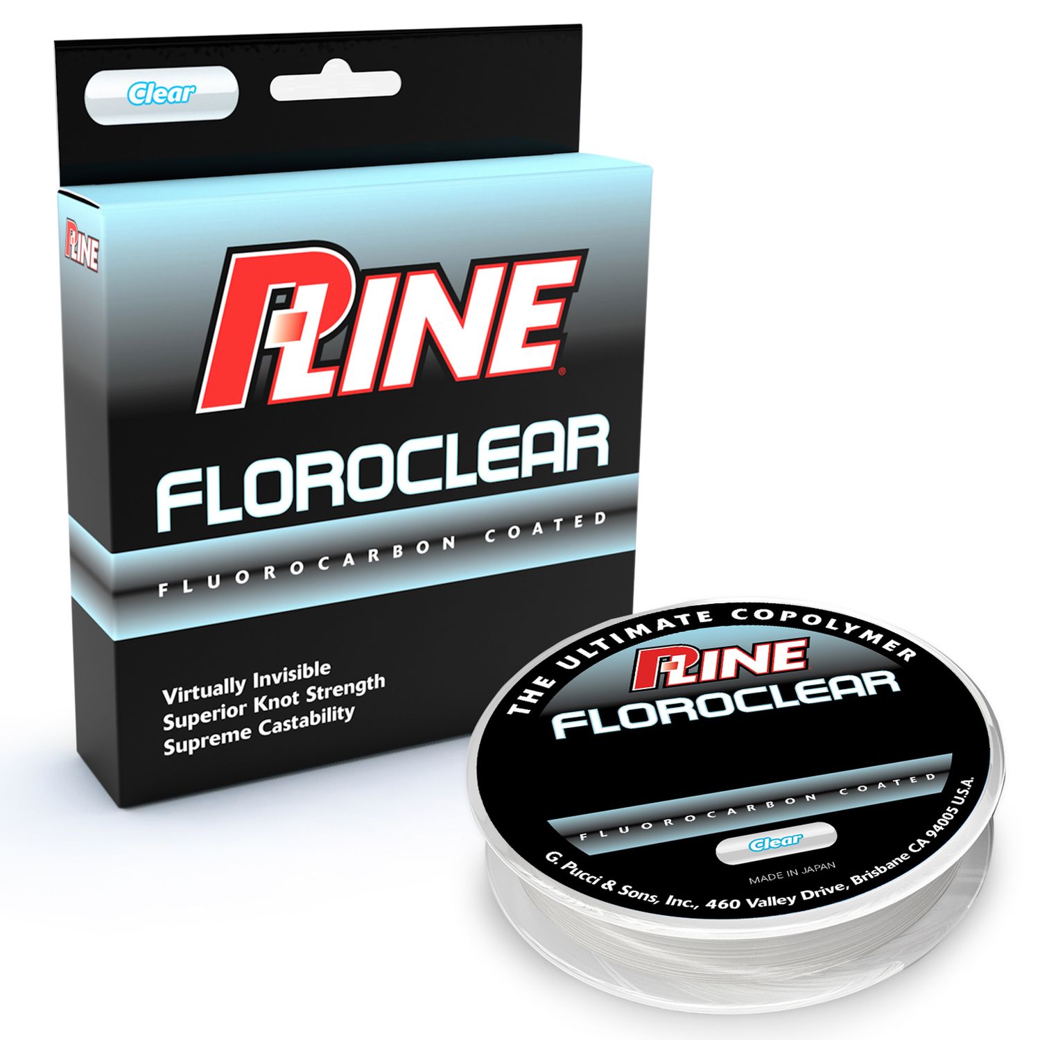 P-Line FloroClear Filler Clear, Size: 300yds, 10lb