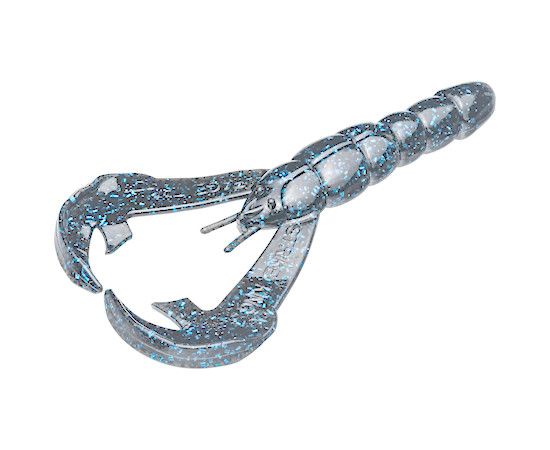 Strike King RageCrawBaby 3-Inch, 9pk, Black Blue Fleck