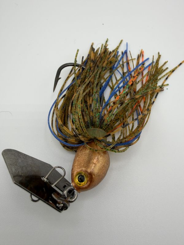 Bullseye Bladed Jig 1/2oz Bluegill Black Blade