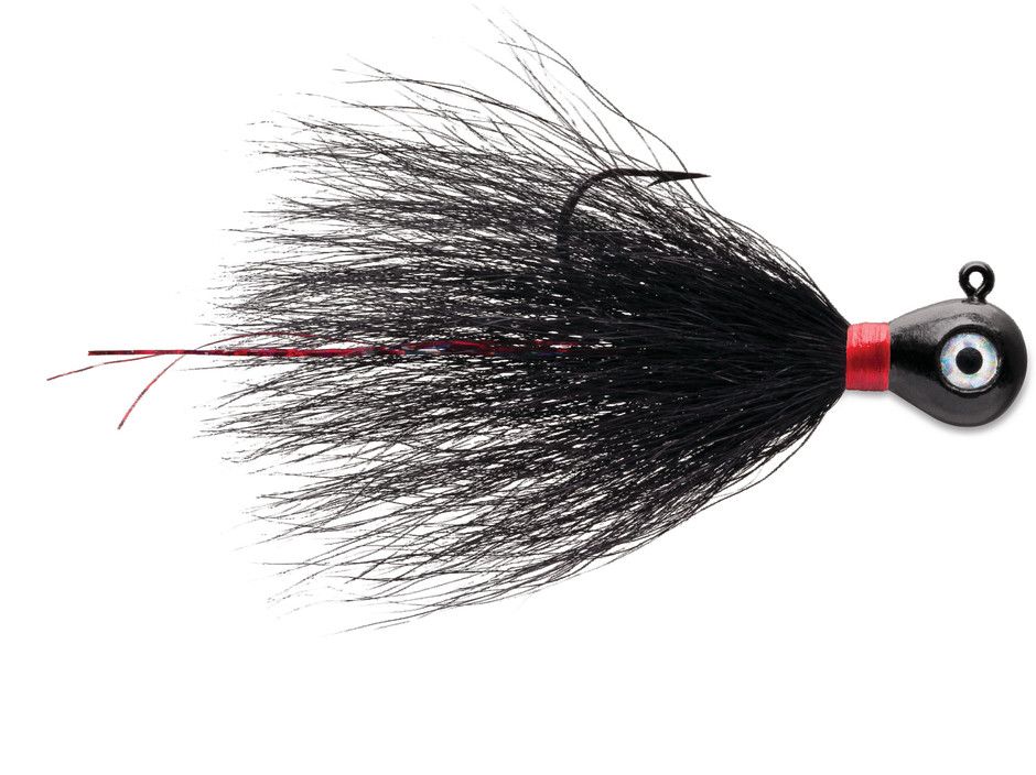 Rapala BKJ Bucktail Jig 2pk 1/2oz, Color: Black