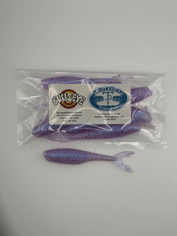 Tacklehead 4.25" Tremor Shad 8pk MO Dawn