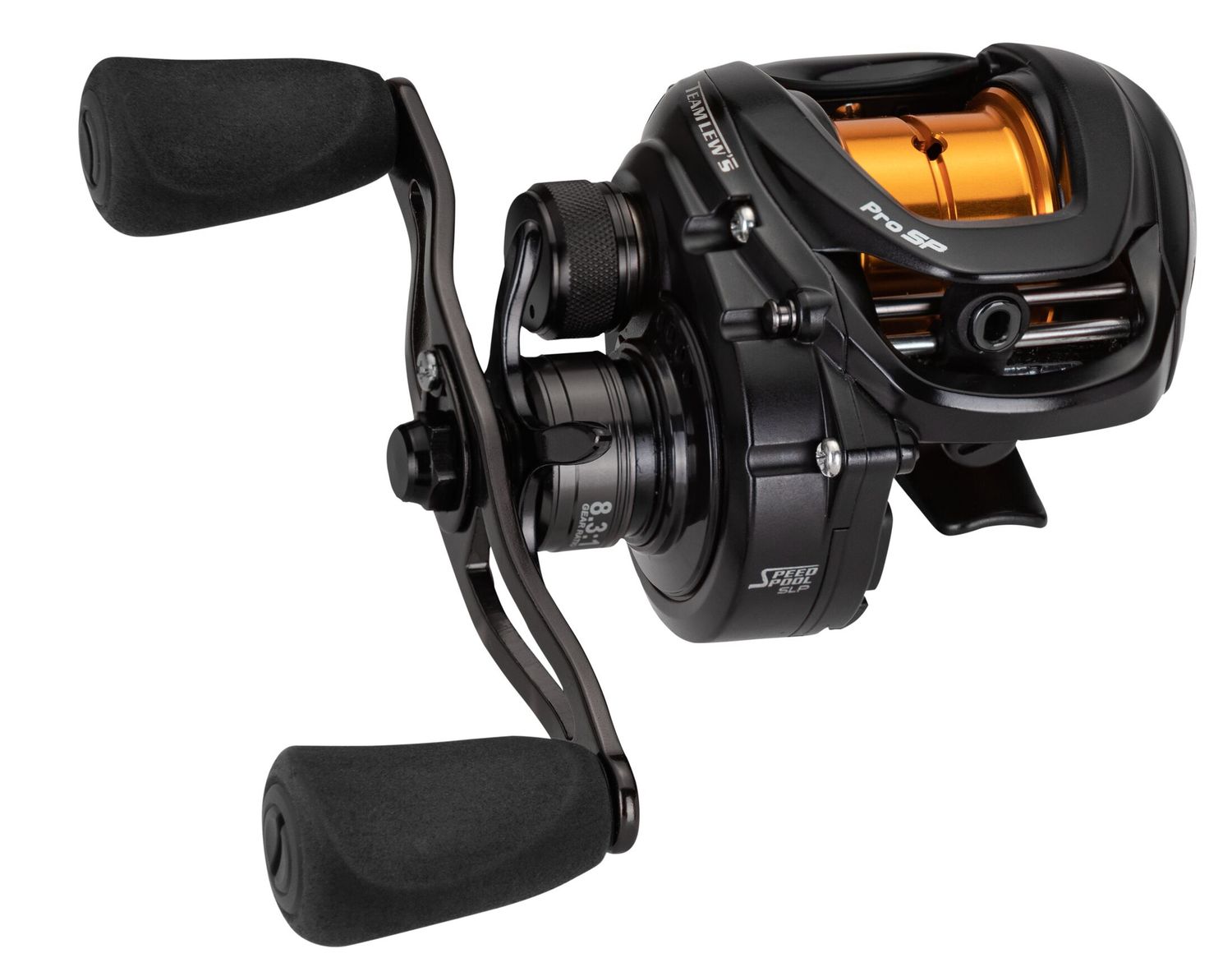 Lews Reel Team Lews Pro S&amp;P 8+1BB 40/20, Color: RH, Size: 7.5:1