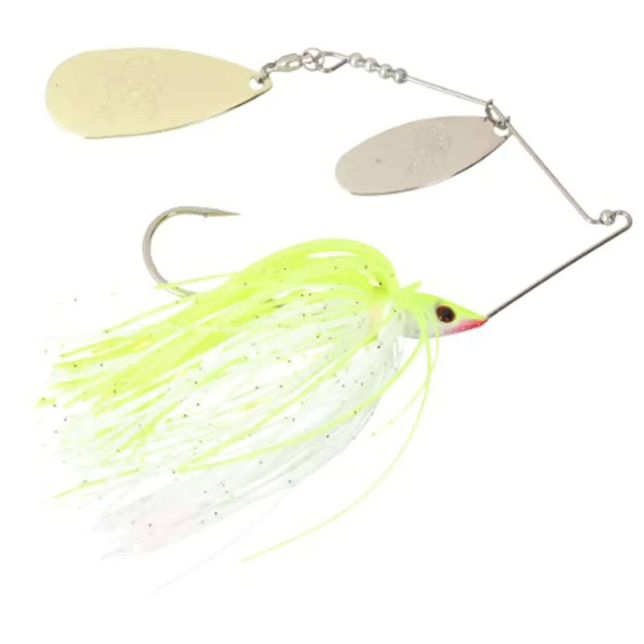 Head Hunter Rick Clunn Trickster Plus, Color: Chart/White, Size: 3/8oz