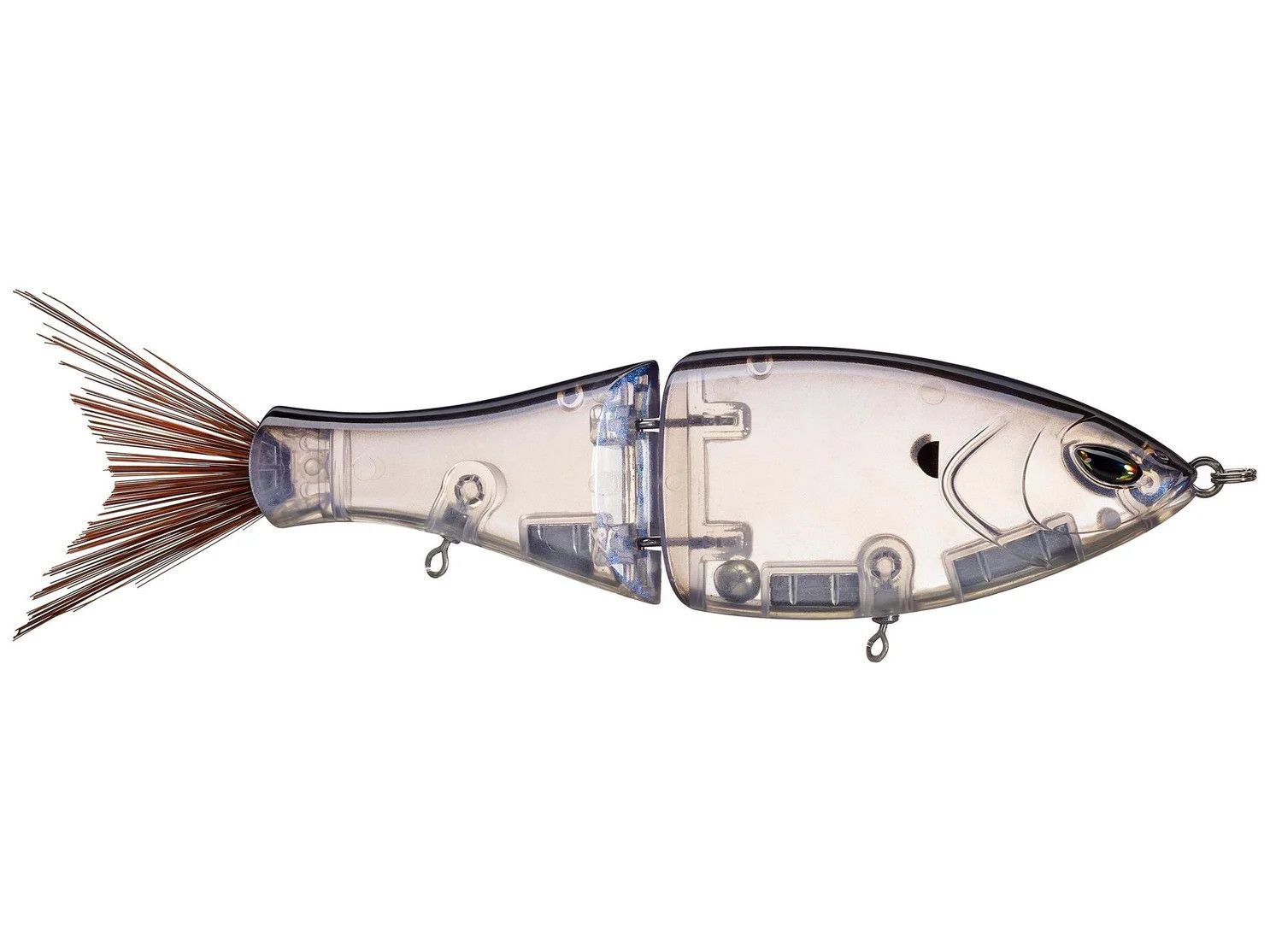 Duckett Wall Hanger Glide 2.8oz 7", Color: Ghost Green Shad