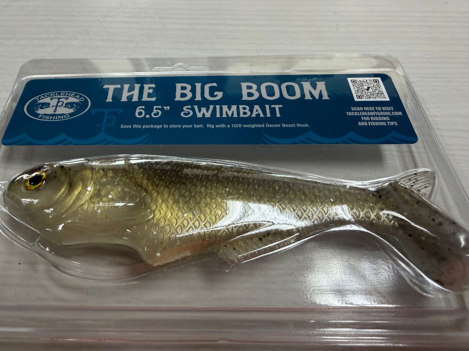 Tacklehead 6.5" Big Boom, Color: Golden Shiner