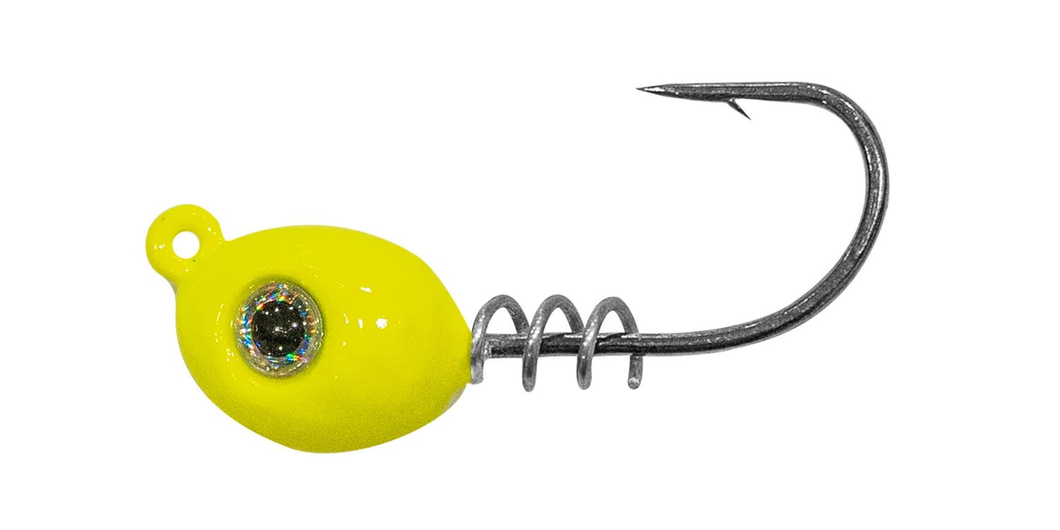 1standard Dock Shooter Jighead, 3pk, Color: Chartreuse, Size: 1/16oz