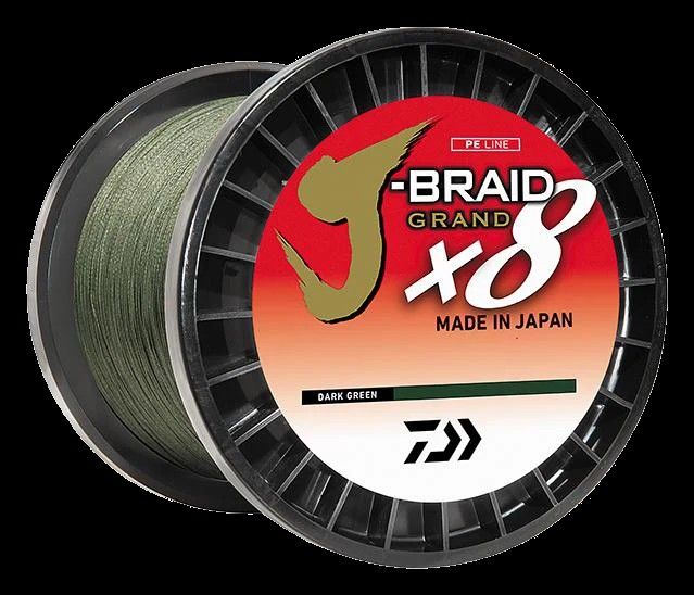 Daiwa J-Braid x8 Grand Dark Green 150yd
