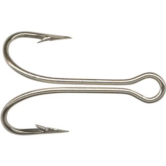 Mustad Double Hook 2/0 4pk 7825-NI